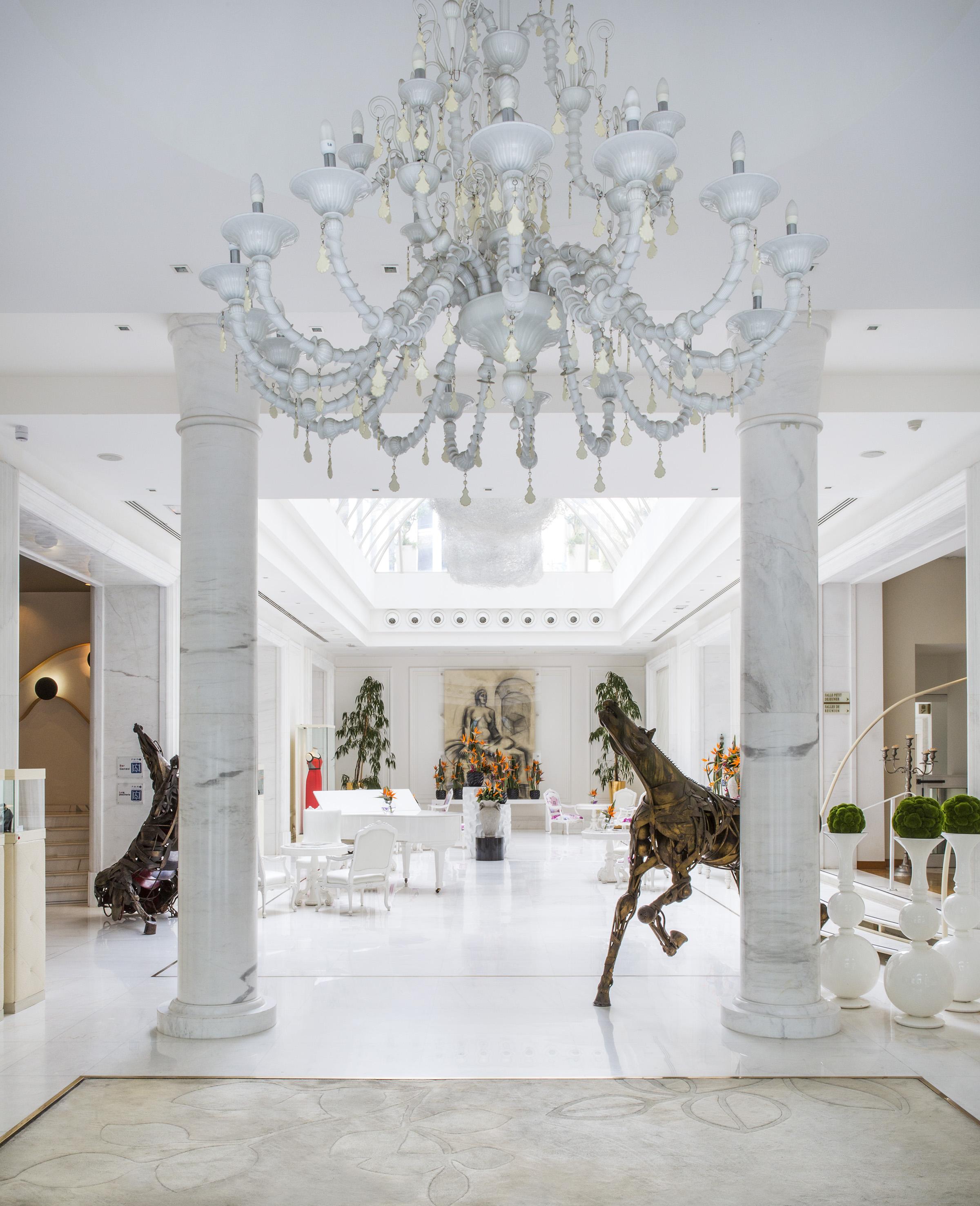 Boscolo Nice Hotel & Spa Kültér fotó The lobby of the hotel