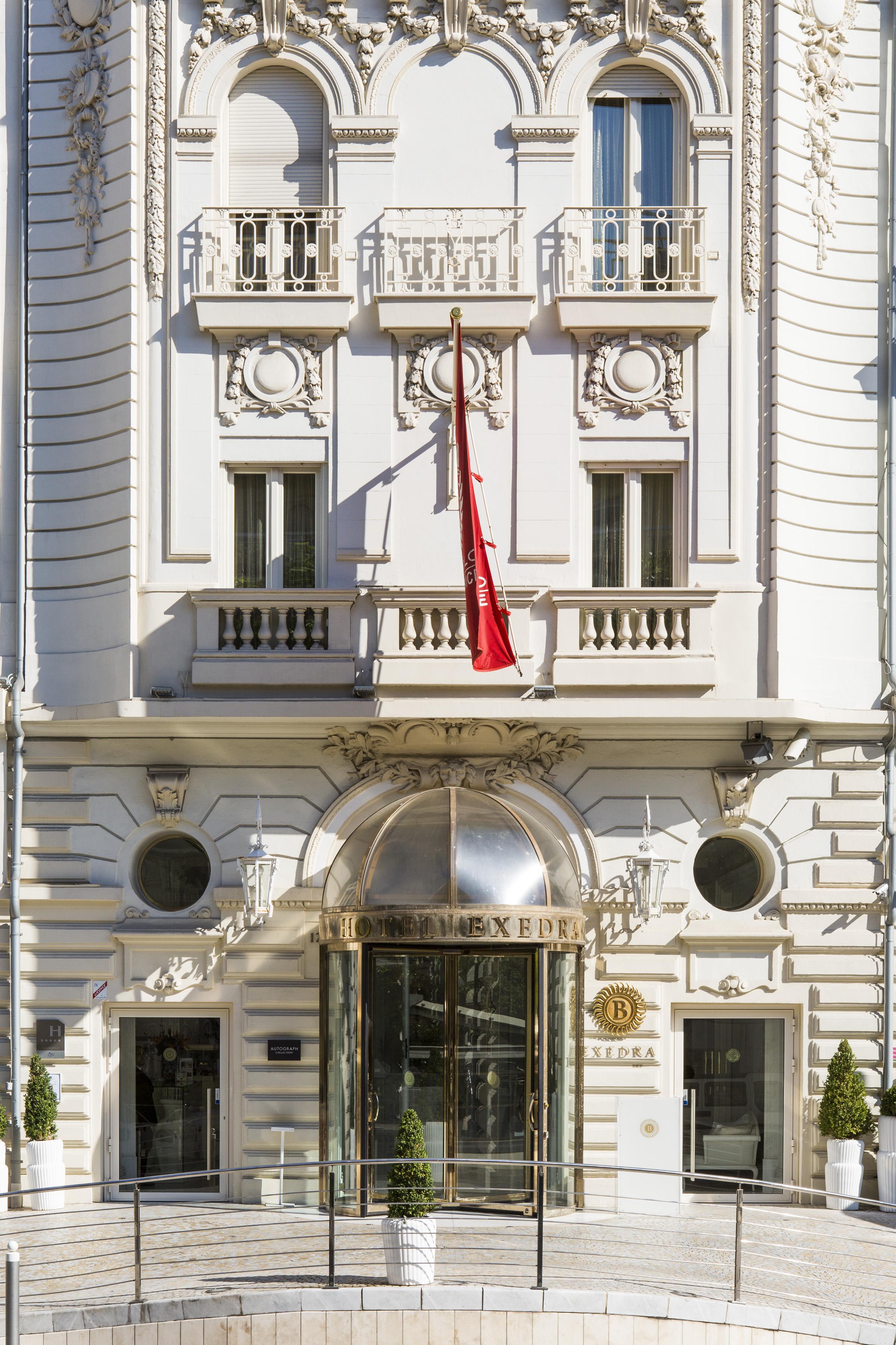 Boscolo Nice Hotel & Spa Kültér fotó The entrance of the hotel